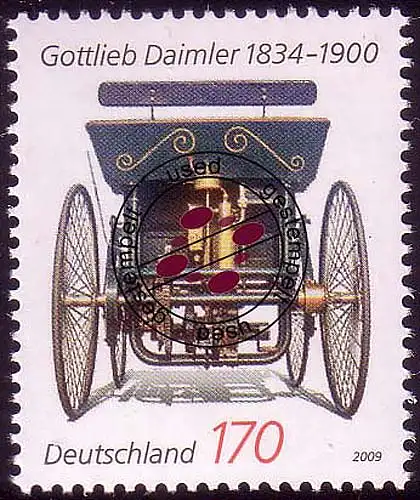 2725 Gottlieb Daimler, gestempelt O