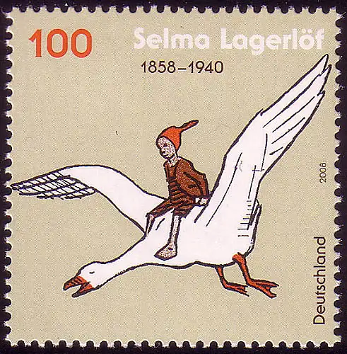 2705 Selma Lagerlöf - Nils Holgersson, postfrisch **