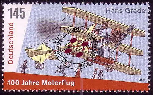 2698 Vol à moteur Hans Grade O.