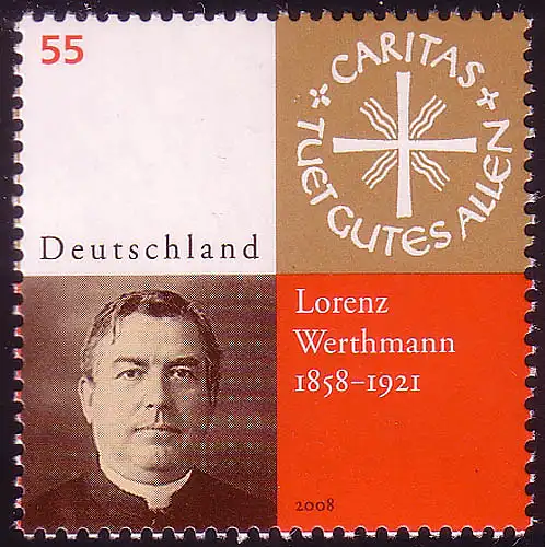 2697 Lorenz Werthmann, postfrisch **