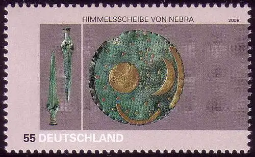 2695 Archäologie Himmelsscheibe von Nebra, postfrisch **