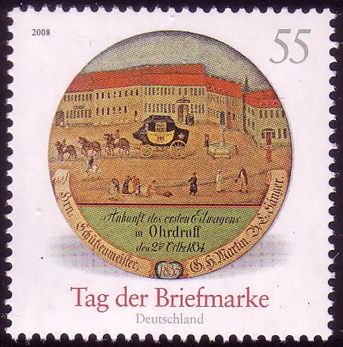 2692 Tag der Briefmarke 2008, postfrisch **