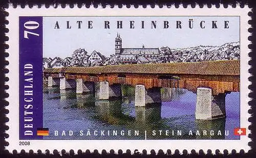 2691 Rheinbrücke Bad Säckingen - Stein/Aargau, postfrisch **