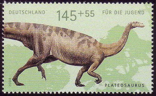 2690 Dinosaurier 145+55 C Plateosaurus aus Block 73 **