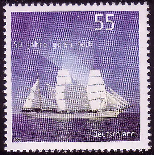 2686 Segelschulschiff Gorch Fock, postfrisch **