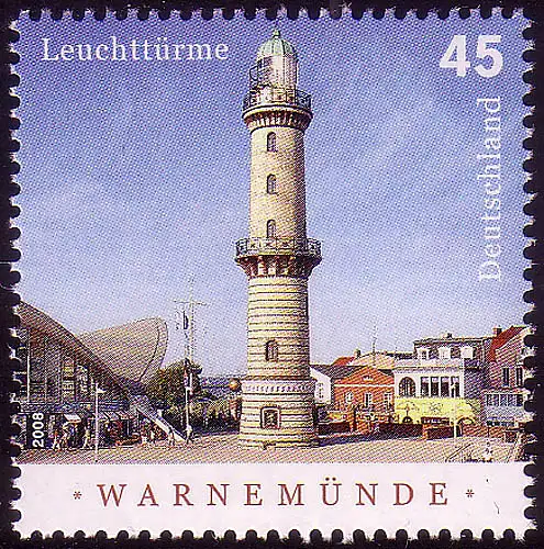 2677 Leuchtturm Warnemünde, postfrisch **