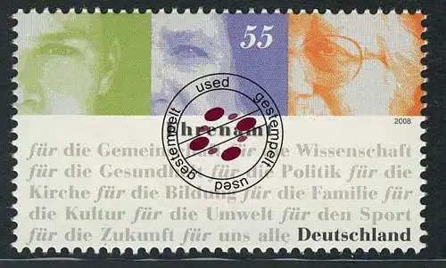 2674 Ehrenamt, gestempelt O