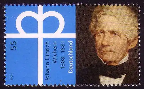 2657 Johann Hinrich Wichern, postfrisch **