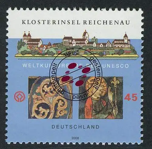 2637 UNESCO-Welterbe Reichenau, gestempelt O