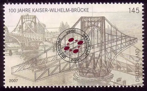 2616 Brücken Kaiser-Wilhelm-Brücke, gestempelt O