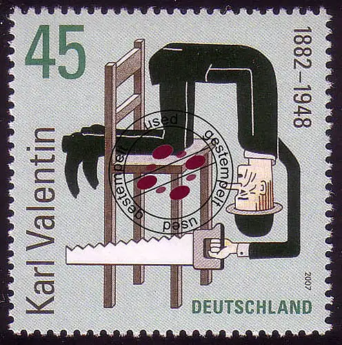 2610 Karl Valentin, gestempelt O