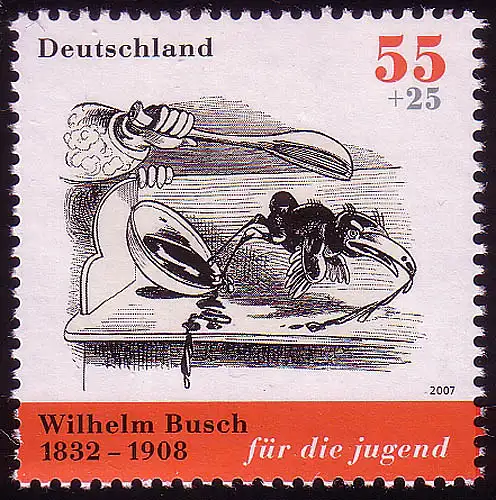 2608 Jugend Wilhelm Busch 55+25 C, postfrisch **