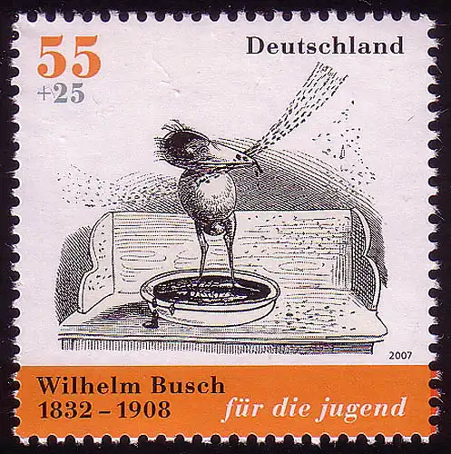 2607 Jeunesse Wilhelm Busch 55+25 C **