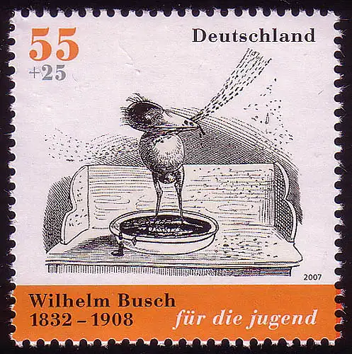 2607 Jugend Wilhelm Busch 55+25 C, postfrisch **