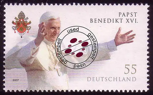 2599 Le pape Benoît XVI O