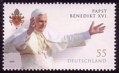 2599 Papst Benedikt XVI, postfrisch **