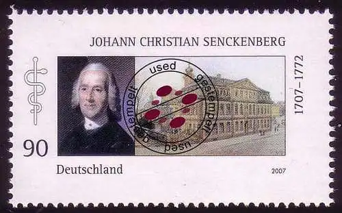 2588 Johann Christian Senckenberg, gestempelt O