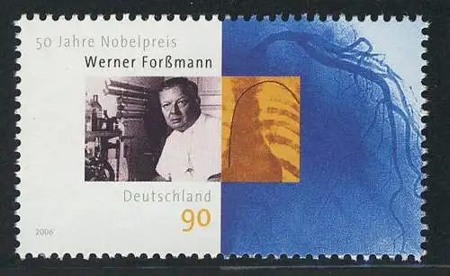 2573 Nobelpreis Medizin Werner Forßmann, postfrisch **