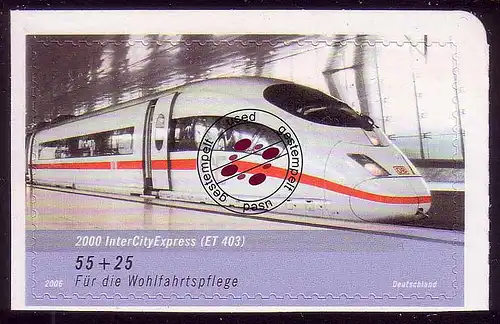 2567 Wofa Eisenbahn ICE SELBSTKLEBEND aus MH 64, O