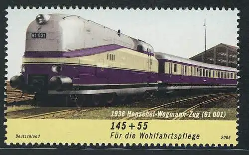 2563 Wofa Eisenbahn 145+55 C Henschel-Wegmann-Zug, postfrisch **