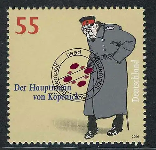 2559 Hauptmann von Köpenick, gestempelt O