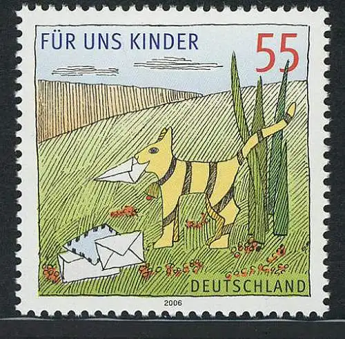 2557 Für uns Kinder Kater, postfrisch **