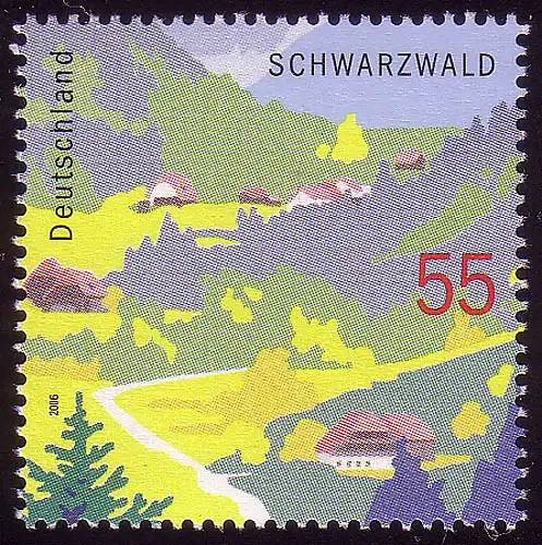 2554 Bilder aus Deutschland Schwarzwald aus Block 68 **