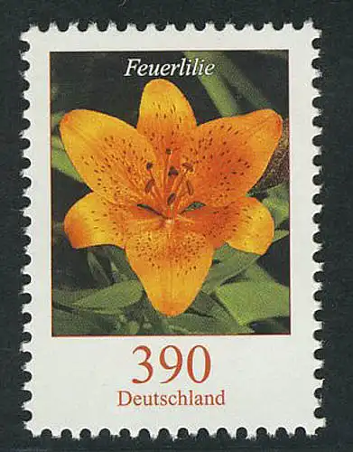 2534 Blumen 390 C Feuerlilie, postfrisch **