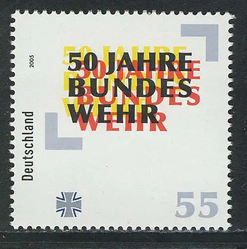 2497 Bundeswehr, postfrisch **