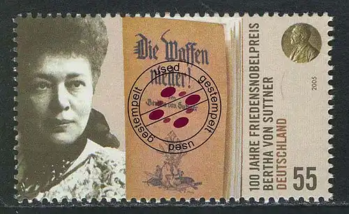 2495 Friedensnobelpreis an Bertha von Suttner O