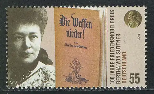 2495 Friedensnobelpreis an Bertha von Suttner**