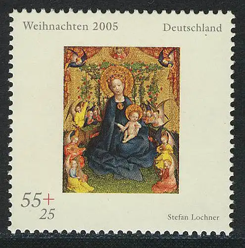 2493 Weihnachten 55+25 C Muttergottes **