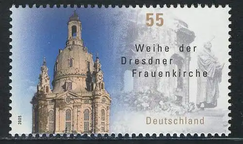 2491 Dresdner Frauenkirche, postfrisch **