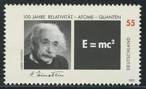 2475 Albert Einstein Relativitätstheorie, postfrisch **