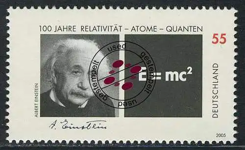 2475 Albert Einstein Relativitätstheorie, gestempelt O