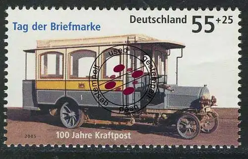 2456 Tag der Briefmarke Kraftpost, gestempelt O