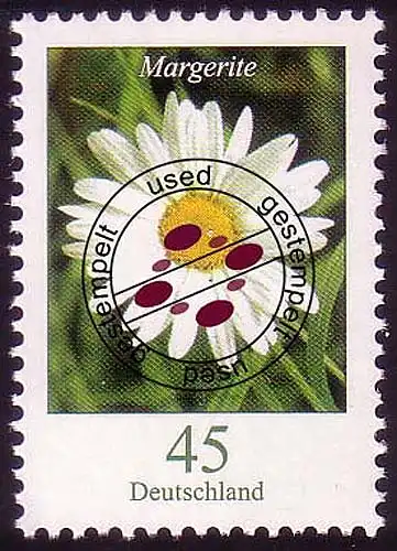 2451 Blumen 45 C Margerite O