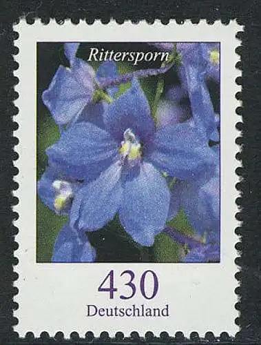 2435 Blumen 430 C Feldrittersporn, postfrisch **