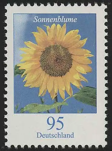 2434 Blumen 95 C Sonnenblume, postfrisch **