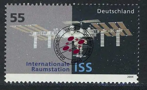 2433 Internationale Raumstation ISS, gestempelt O