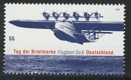 2428 Tag der Briefmarke Flugboot DoX, postfrisch **