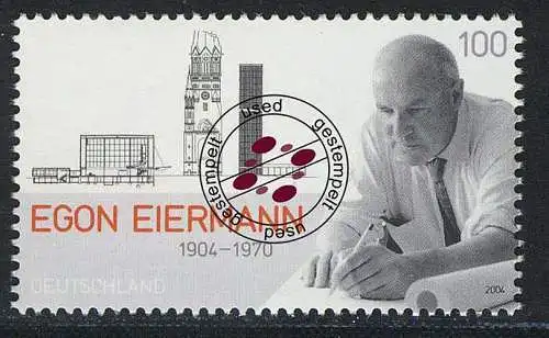 2421 Egon Eiermann, gestempelt O