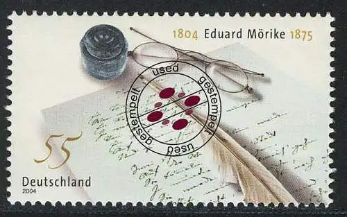 2419 Eduard Mörike, gestempelt O