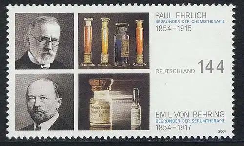 2389 Prix Nobel Paul Ehrlich et Emil von Behring **