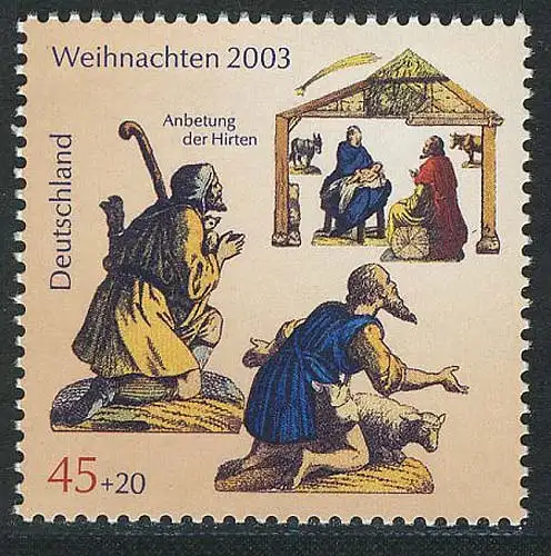 2369 Noël 45+20 C Adoration des bergers **