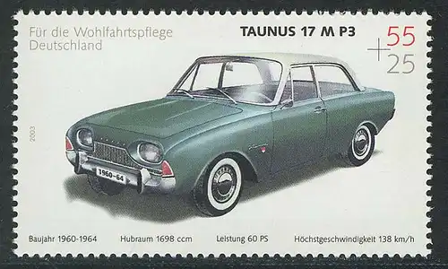 2365 Wohlfahrt Oldtimer 55+25 C Ford Taunus **