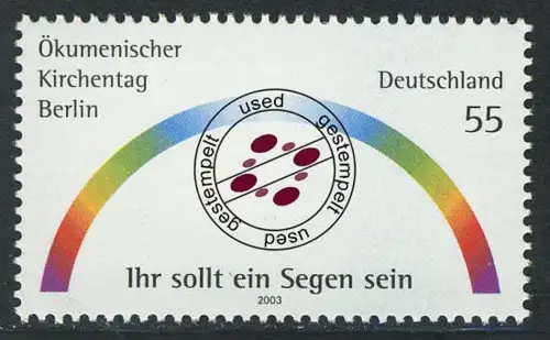 2341 Ökumenischer Kirchentag, gestempelt O