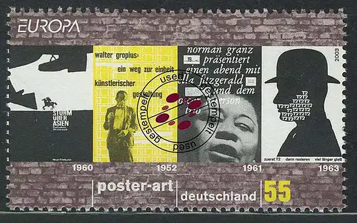 2336 Europa/CEPT Plakatkunst O gestempelt