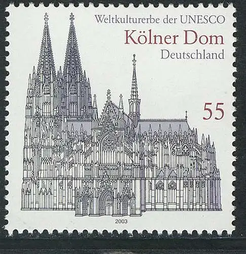 2329 Kölner Dom, postfrisch **