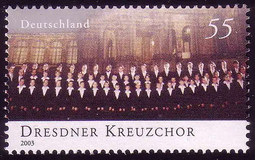 2319 Berühmte Knabenchöre 55 Cent aus Block 61 Kreuzchor **